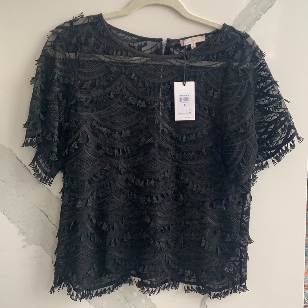 NWT 7 for all mankind blouse